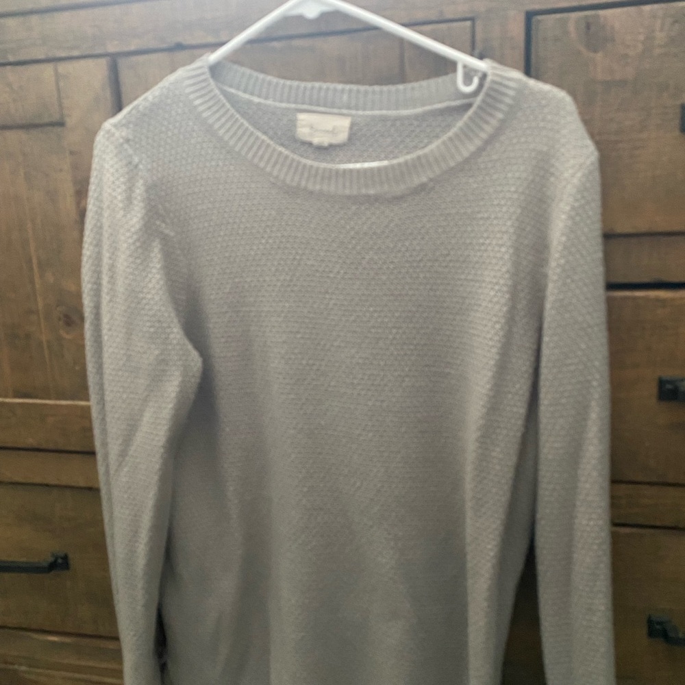 Lucky & Blessed Gray Women's Crewneck Sweater